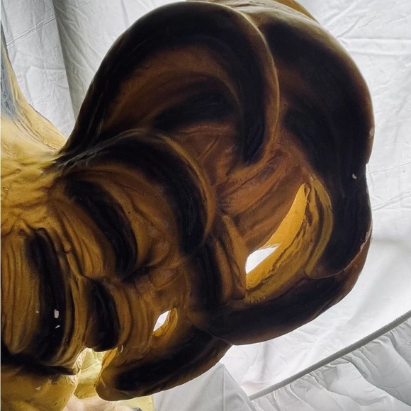 Vintage Chalkware HUGE ROOSTER STATUE 28” very nice! RARE - Picture 9 of 12